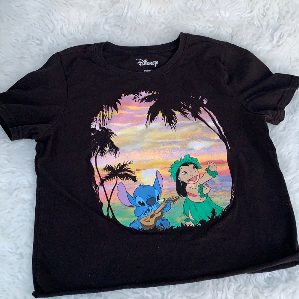 Lilo and stitch Disney T-shirt black